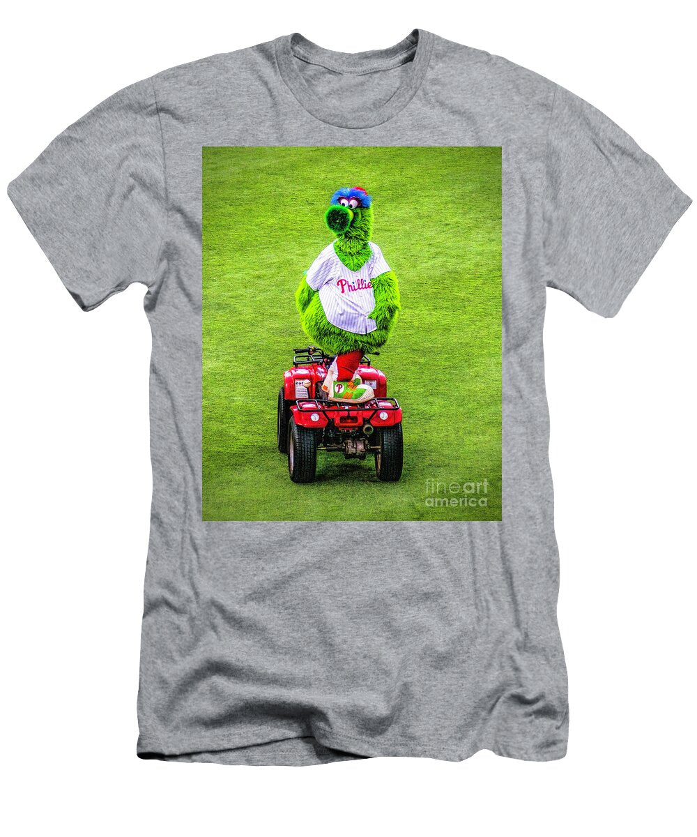 Phillie Phanatic Scooter Nick Zelinsky T-Shirt