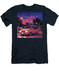 Pink Vehicle Urban Scene Honda Stepwgn 1996 Japan Minivan Jdm Car Vintage Sunset Vibes Grayson Sheppard T-Shirt