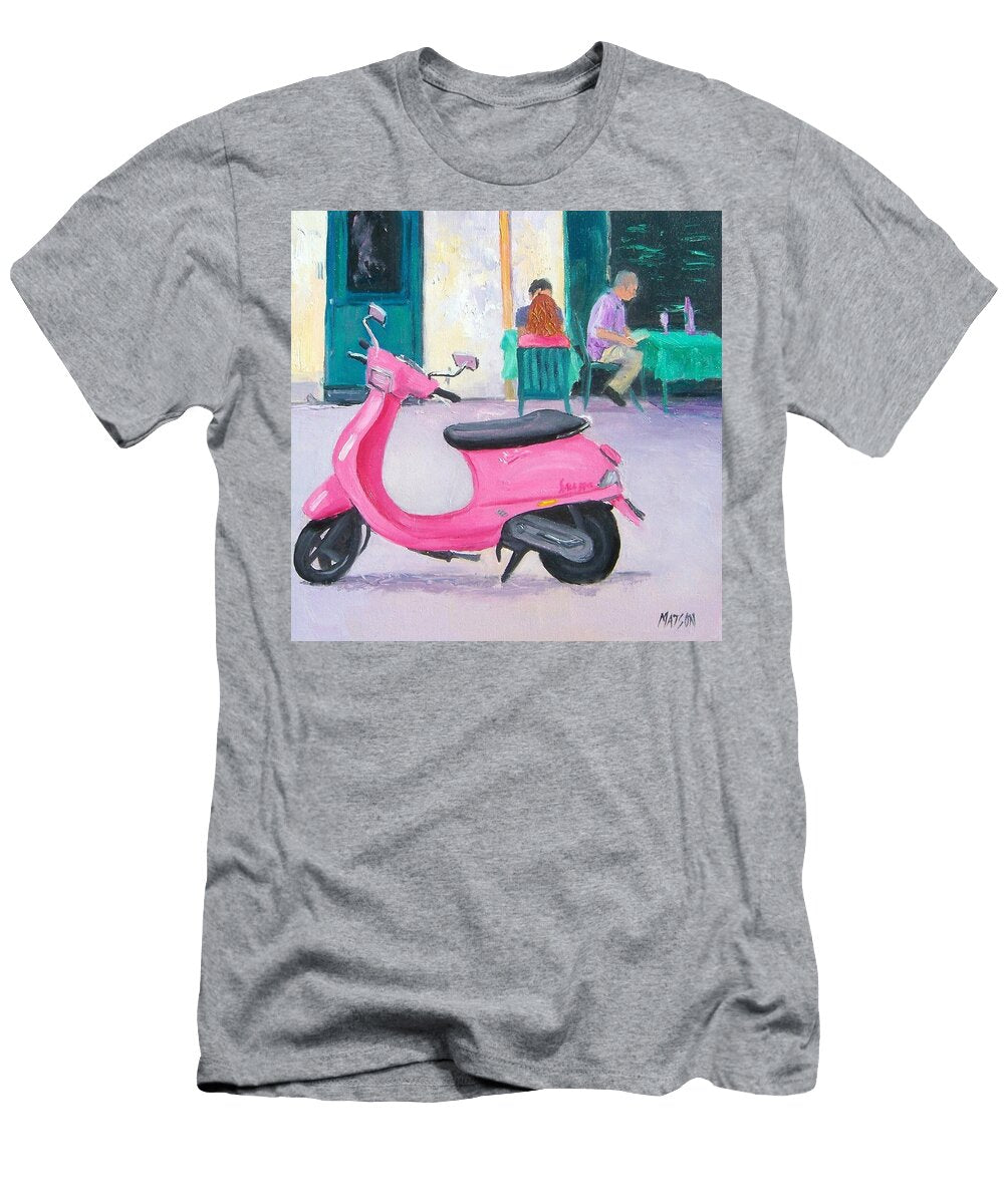 Pink Vespa Jan Matson T-Shirt