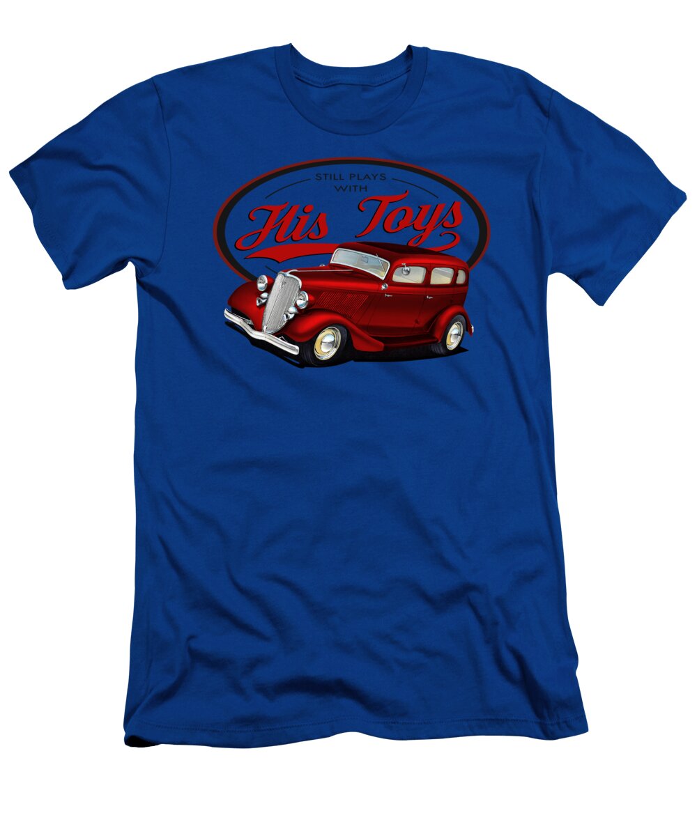 Plays with His Fords Paul Kuras T-Shirt