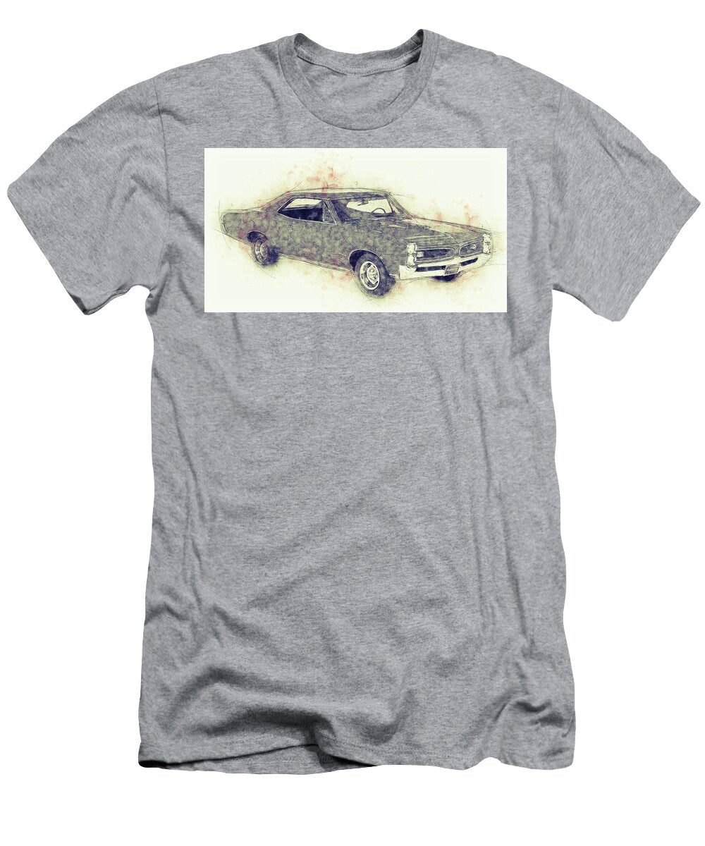 Pontiac Gto 1969 Automotive Art Car Posters Studio Grafiikka T-Shirt