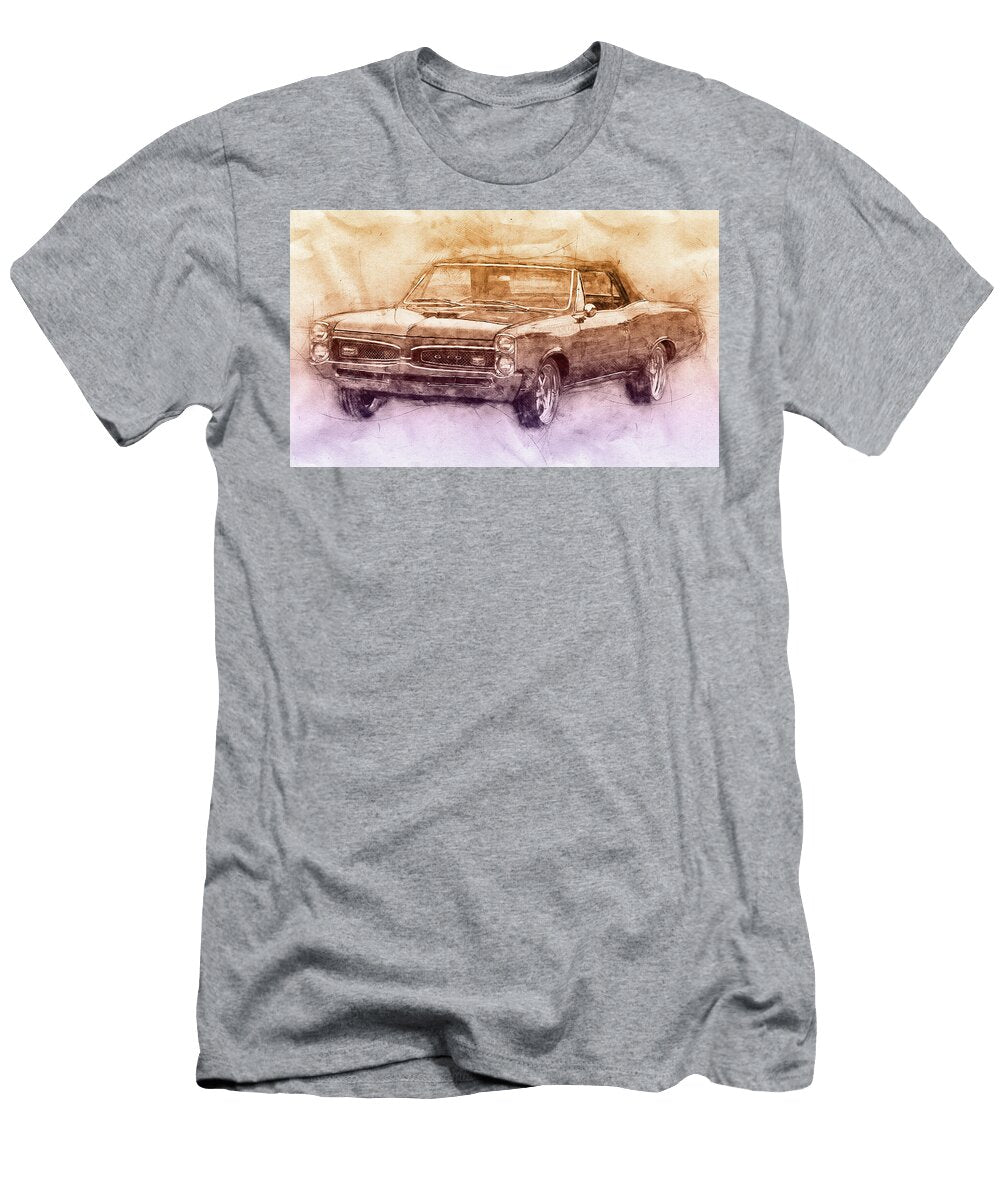 Pontiac Gto 6 1969 Automotive Art Car Posters Garage Art Buy Art Online Auto Poster the Pont Studio Grafiikka T-Shirt