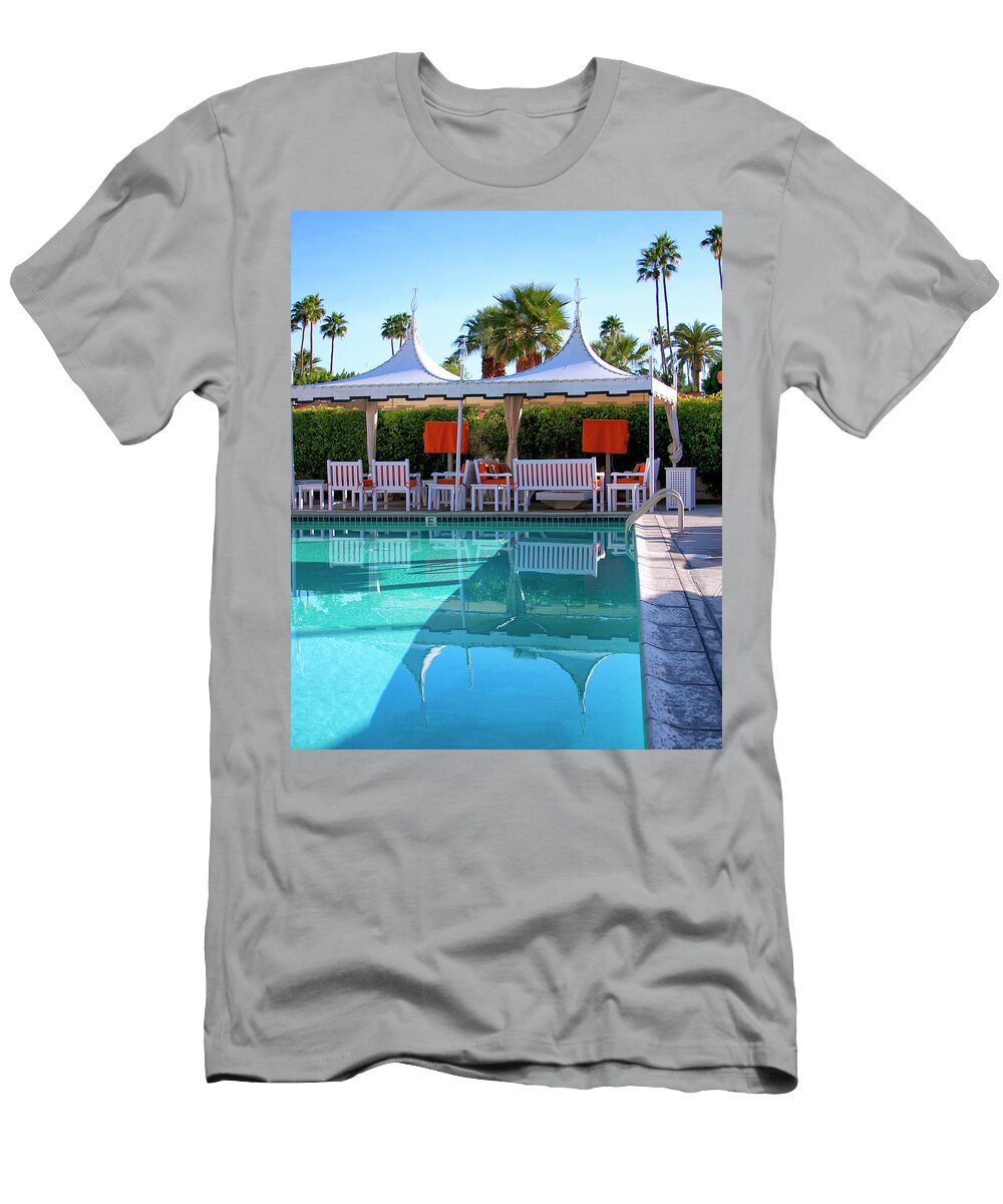 Pool Pavillions Palm Springs William Dey T-Shirt