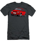 Popular 2000s Family Car Red Lada Kalina 4 Door Sedan Vladyslav Shapovalenko T-Shirt