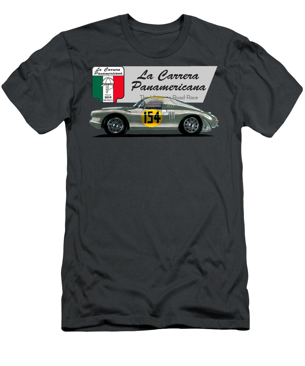 Porsche 550 Coupe 1953 Mexico Carrera Panamericana Vladislav Shapovalenko T-Shirt