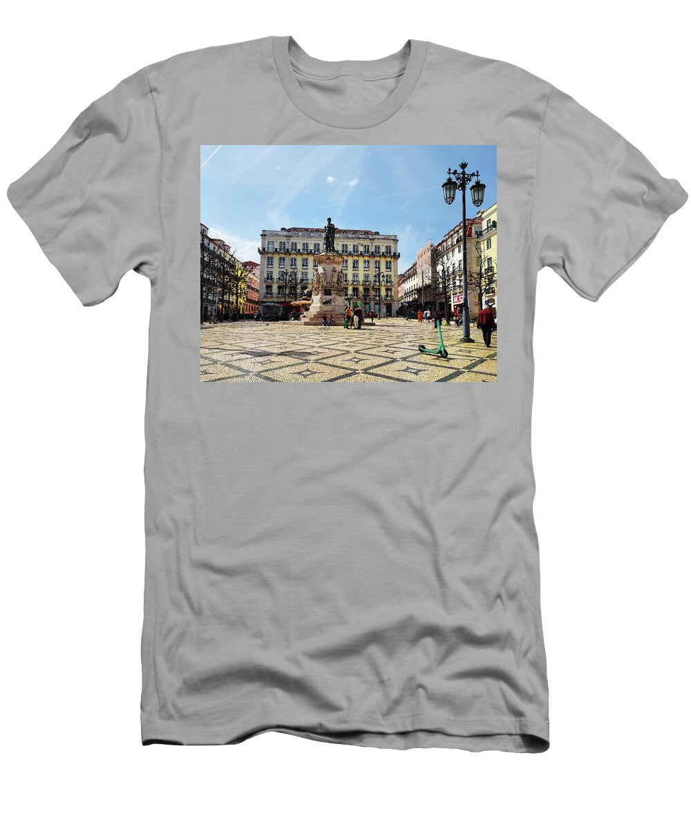 Portugal Lisbon Downtown Square City Historical Center Irina Sztukowski T-Shirt