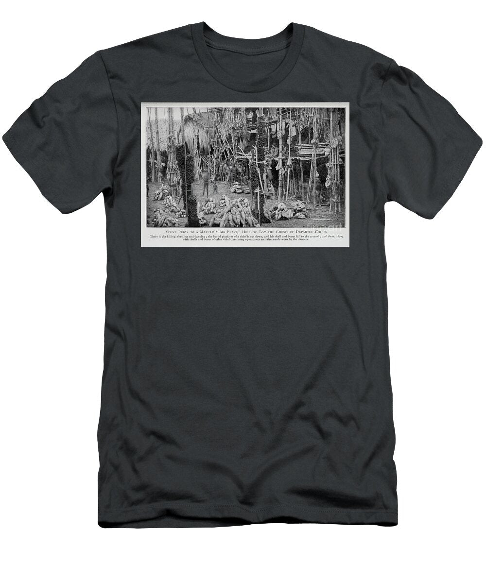 Prior to a Mafulu Big Feast Av4 Historic Illustrations T-Shirt
