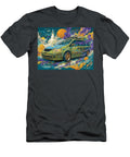 Psychedelic Van in Cosmic Scene Saturn Relay 2005 Minivan Space Vehicle Cosmic Car Cosmic Cruiser Ar Hollie Love T-Shirt