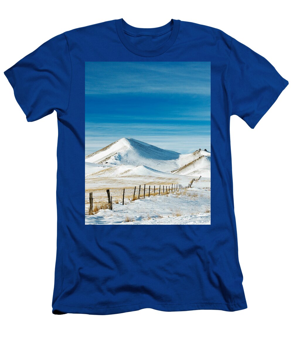 Pthalo Blue on White Todd Klassy T-Shirt