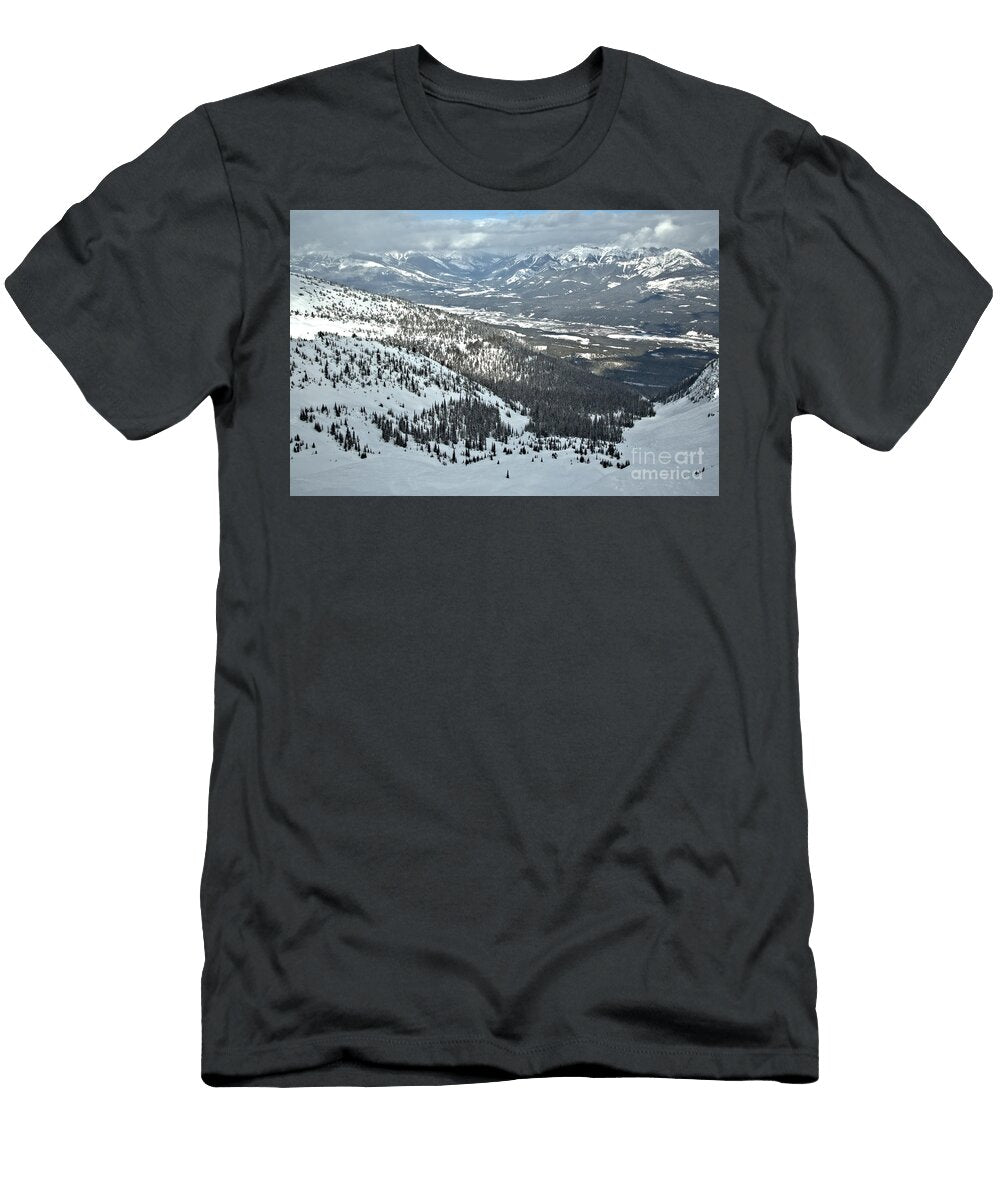 Purcell Mountain Views in Golden Bc Adam Jewell T-Shirt