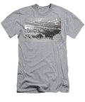 Purcell Mountain Views in Golden Bc Black and White Adam Jewell T-Shirt