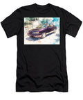 Purple Sedan in Sunlit Driveway Saturn Sl 2000 Sedan Outdoor Scene Purple Car Purple Car in a Sunny Hollie Love T-Shirt