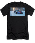Race Car on Snowy Track Evie Carrier T-Shirt