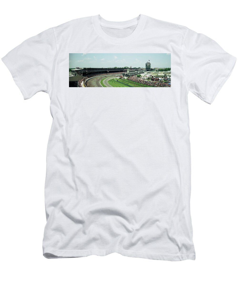 Race Cars in Pace Lap in a Stadium T-Shirt