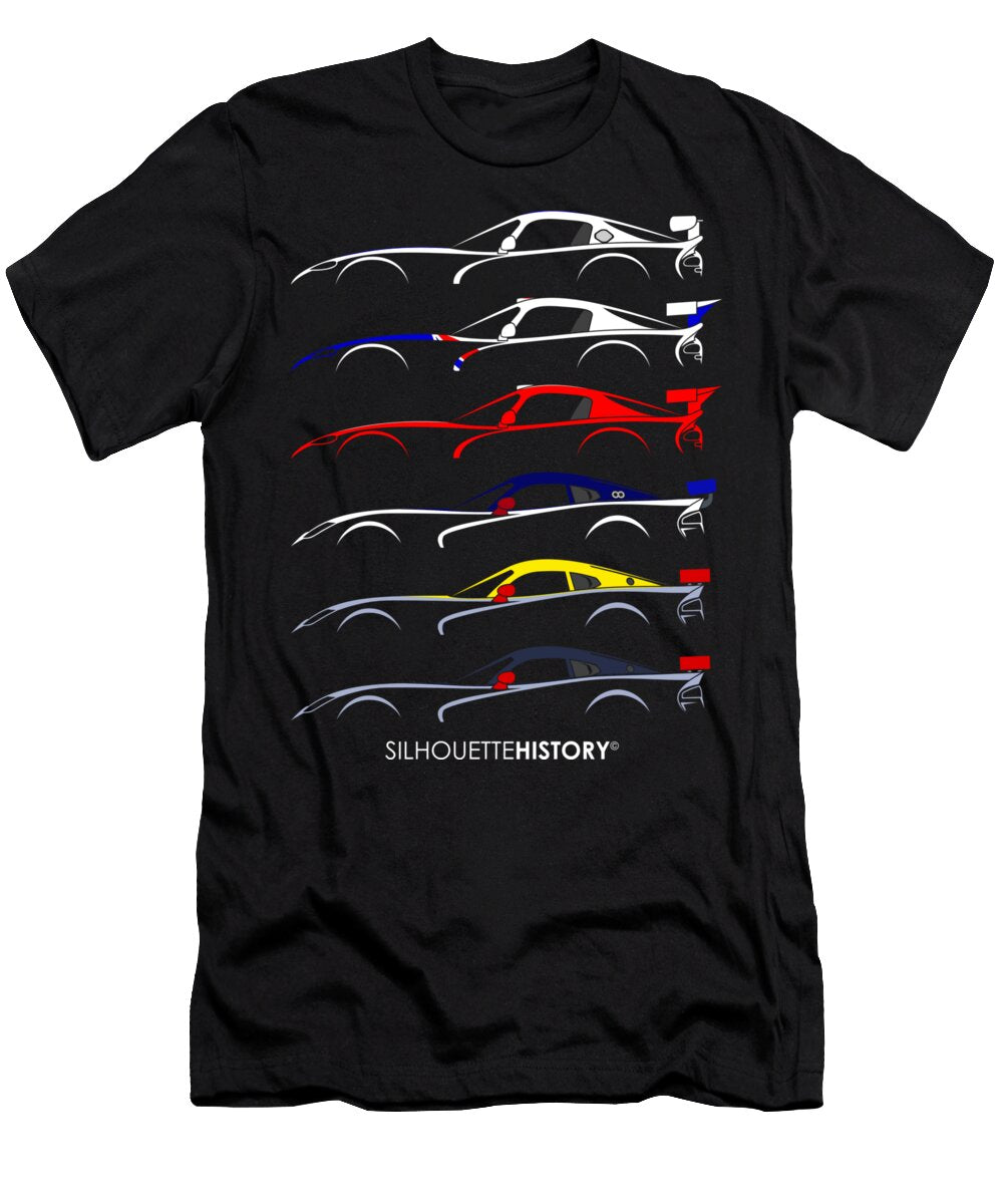 Racing Snakes Silhouettehistory Silhouettehistory Gabor Vida T-Shirt