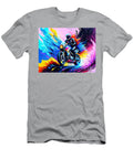 Rainbow Biker Elisabeth Lucas T-Shirt