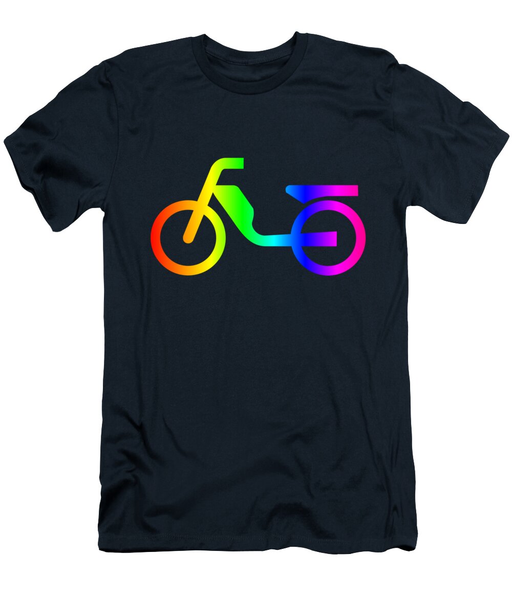 Rainbow Scooter Frederick Holiday T-Shirt