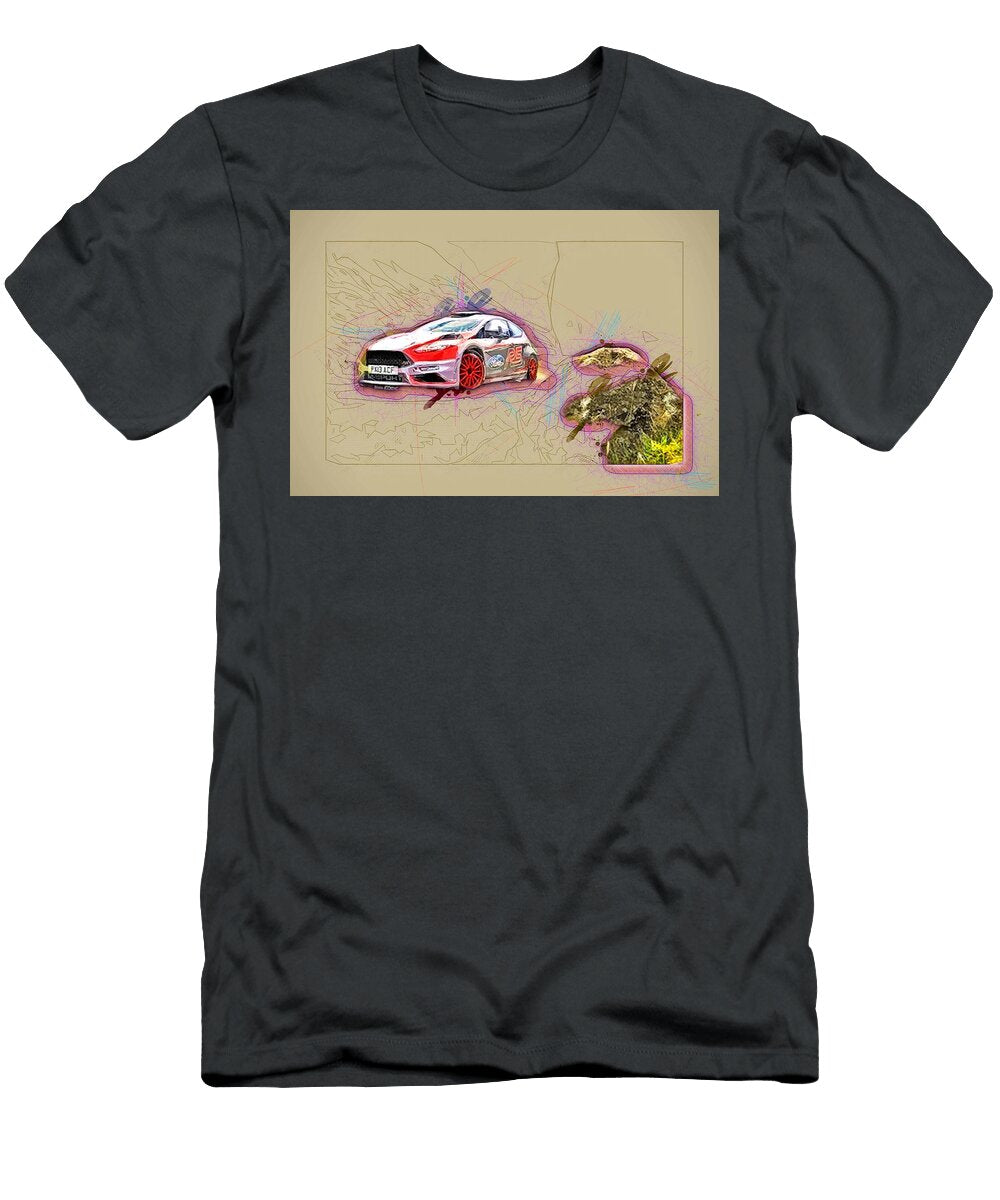 Rally Hatchback Ford Fiesta R5 Evo Ola Kunde T-Shirt