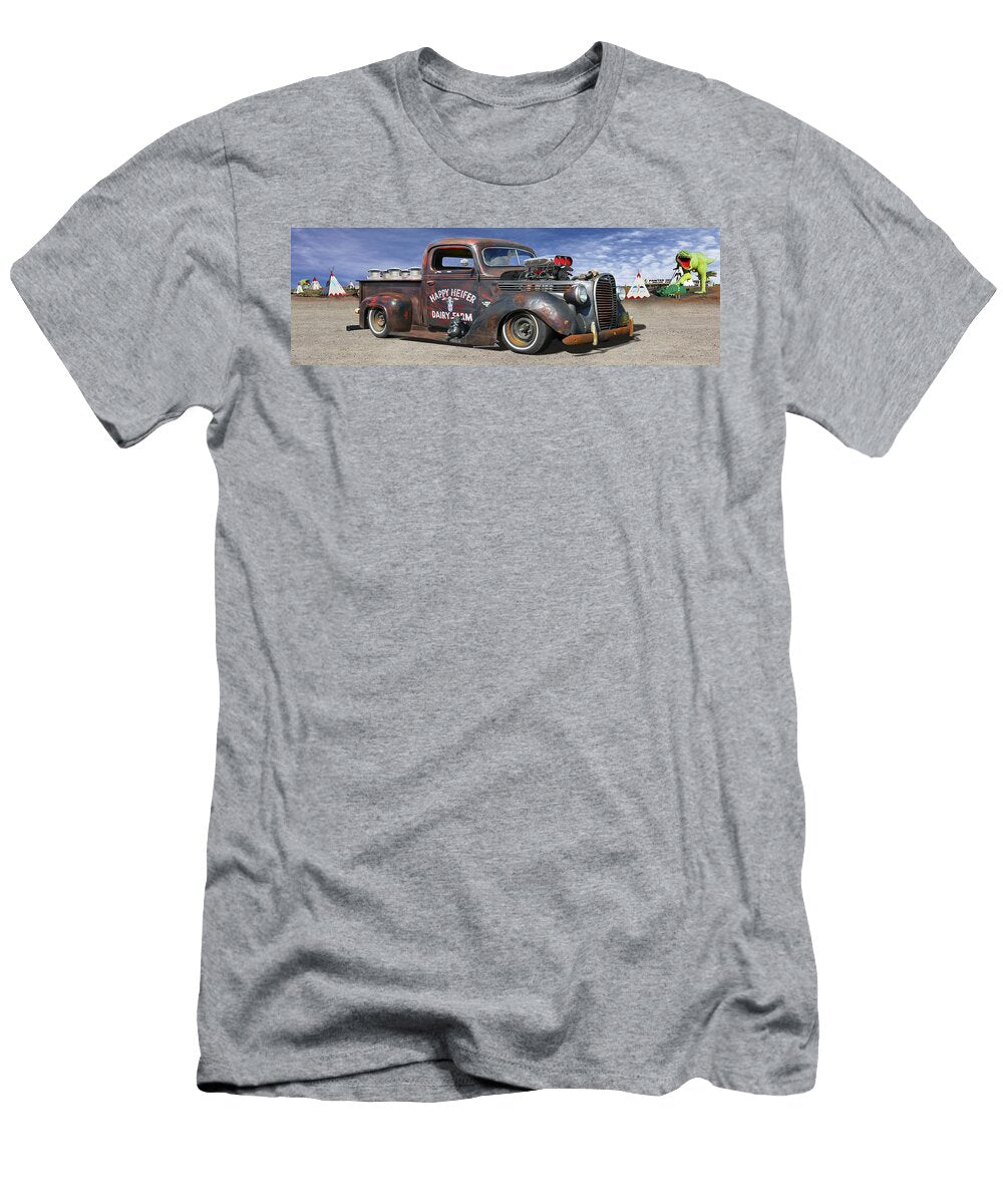 Rat Rod on Route 66 3 Mike Mcglothlen T-Shirt