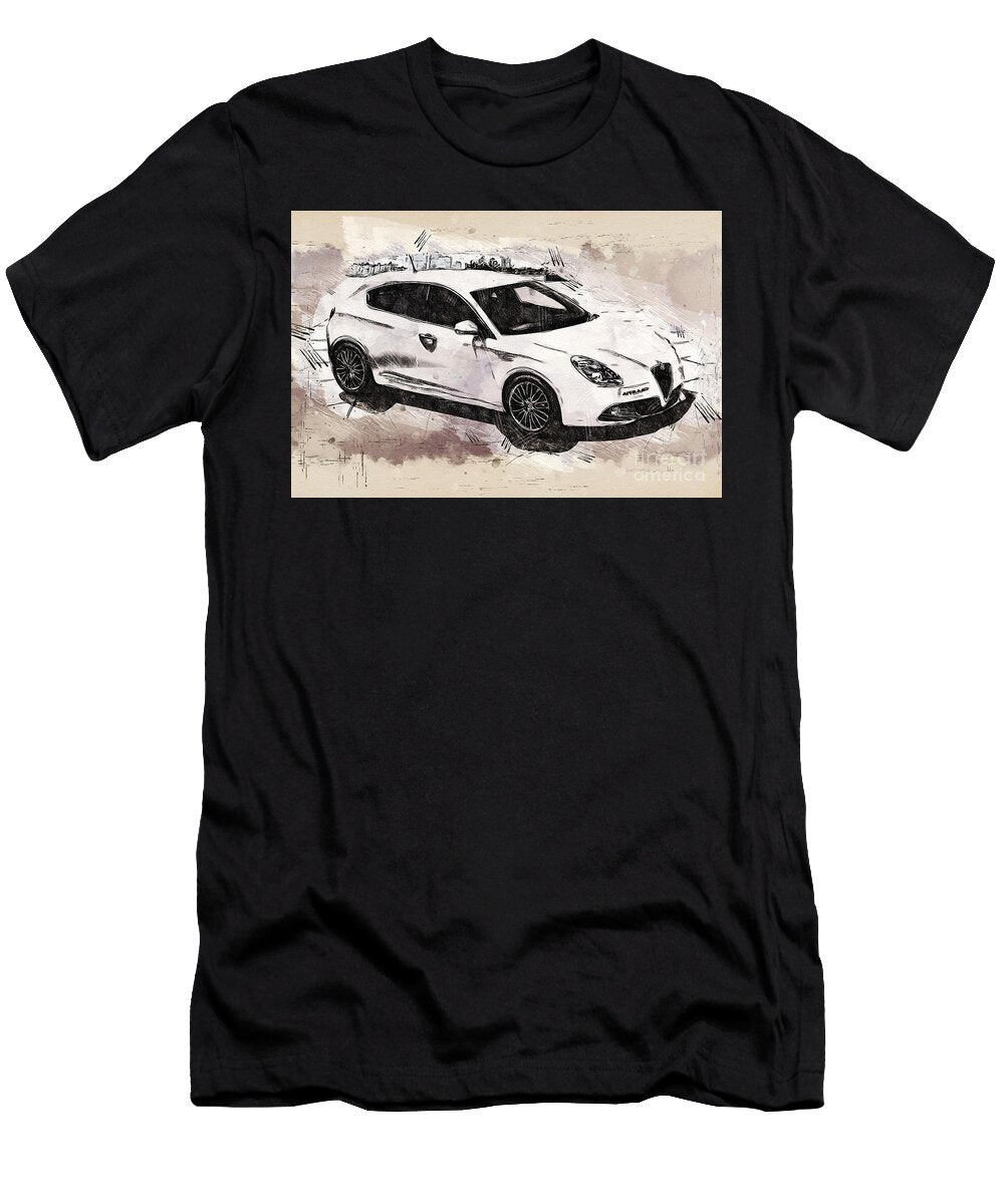 Re0037 Alfa Romeo Giulietta Veloce 940 Hatchback Lisa Sandra T-Shirt