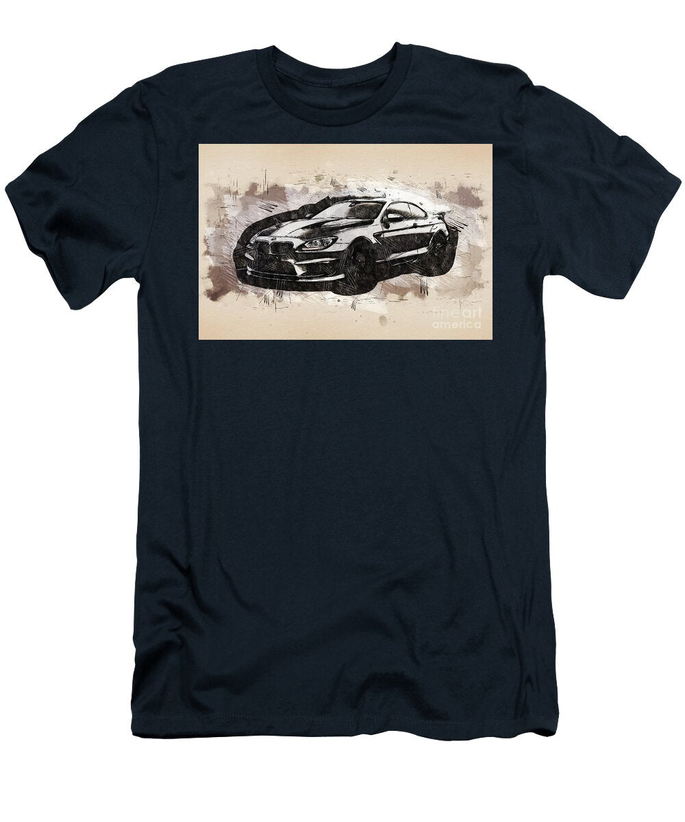 Re0366 BMW M6 Hatchback Lisa Sandra T-Shirt