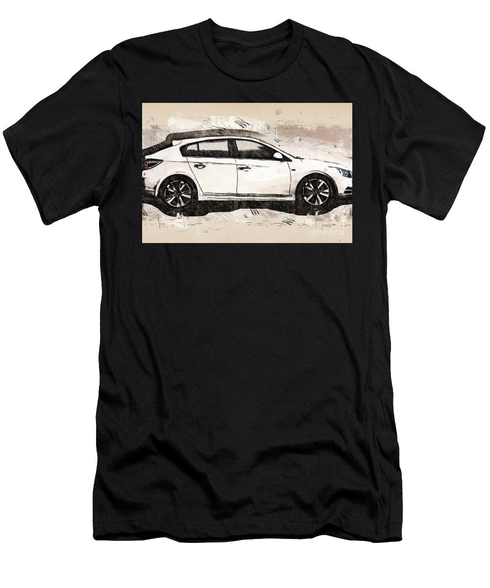 Re0529 Chevrolet Cruze Hatchback Sport Car Lisa Sandra T-Shirt