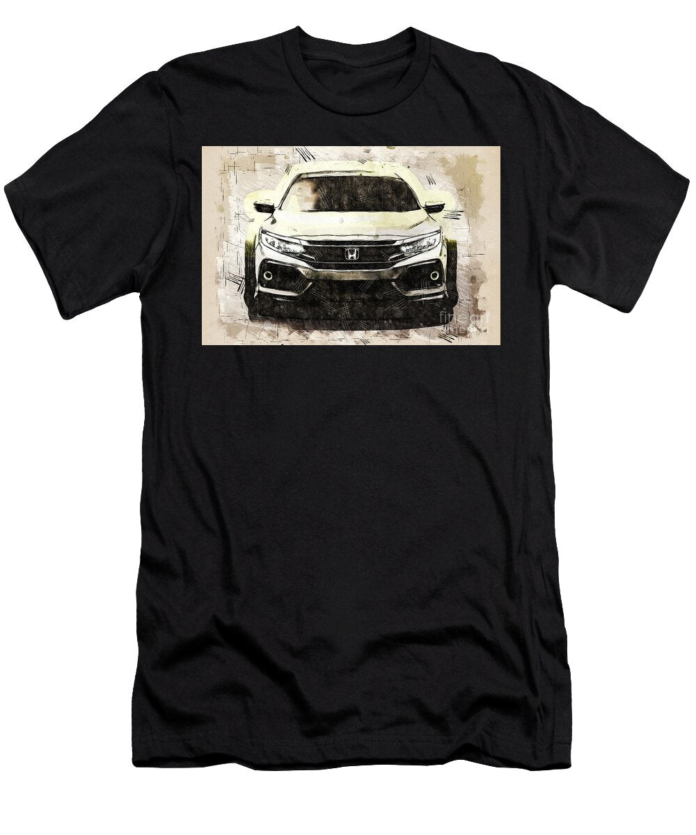 Re0790 Honda Civic Hatchback Prototype Lisa Sandra T-Shirt