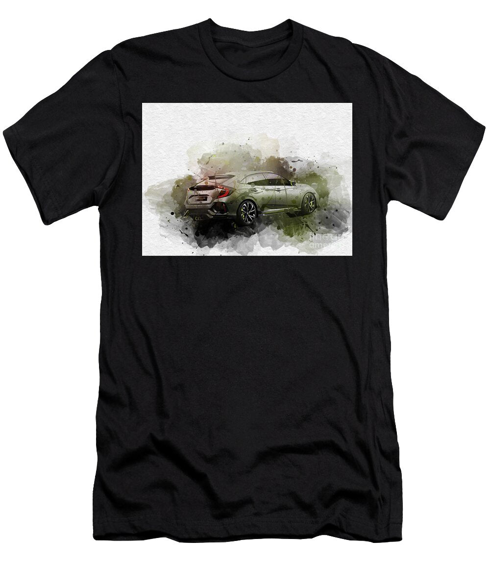 Re10531 2016 Honda Civic Hatchback Prototype Lisa Sandra T-Shirt