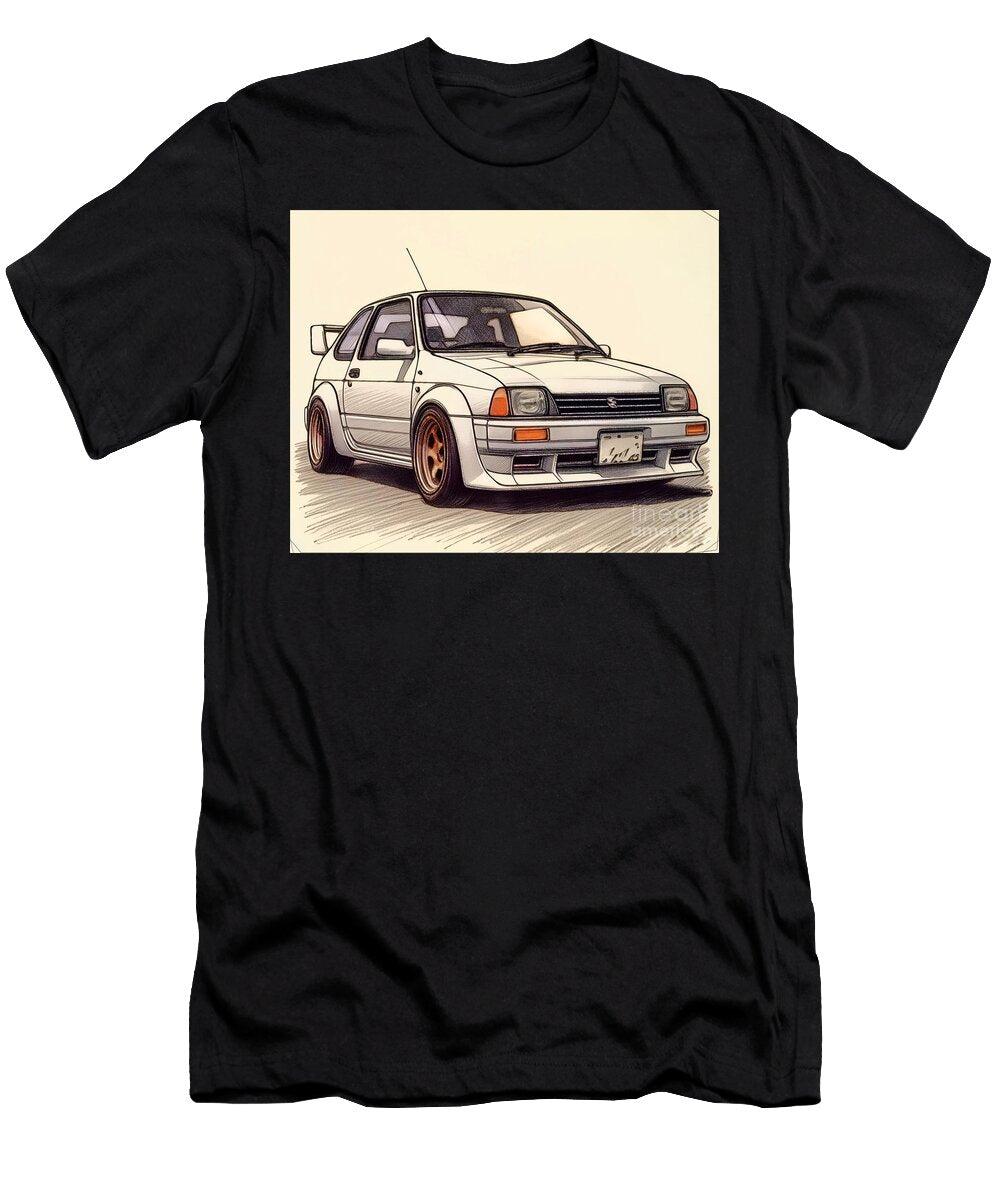 Re15663 1989 Nissan March Super Turbo Lisa Sandra T-Shirt
