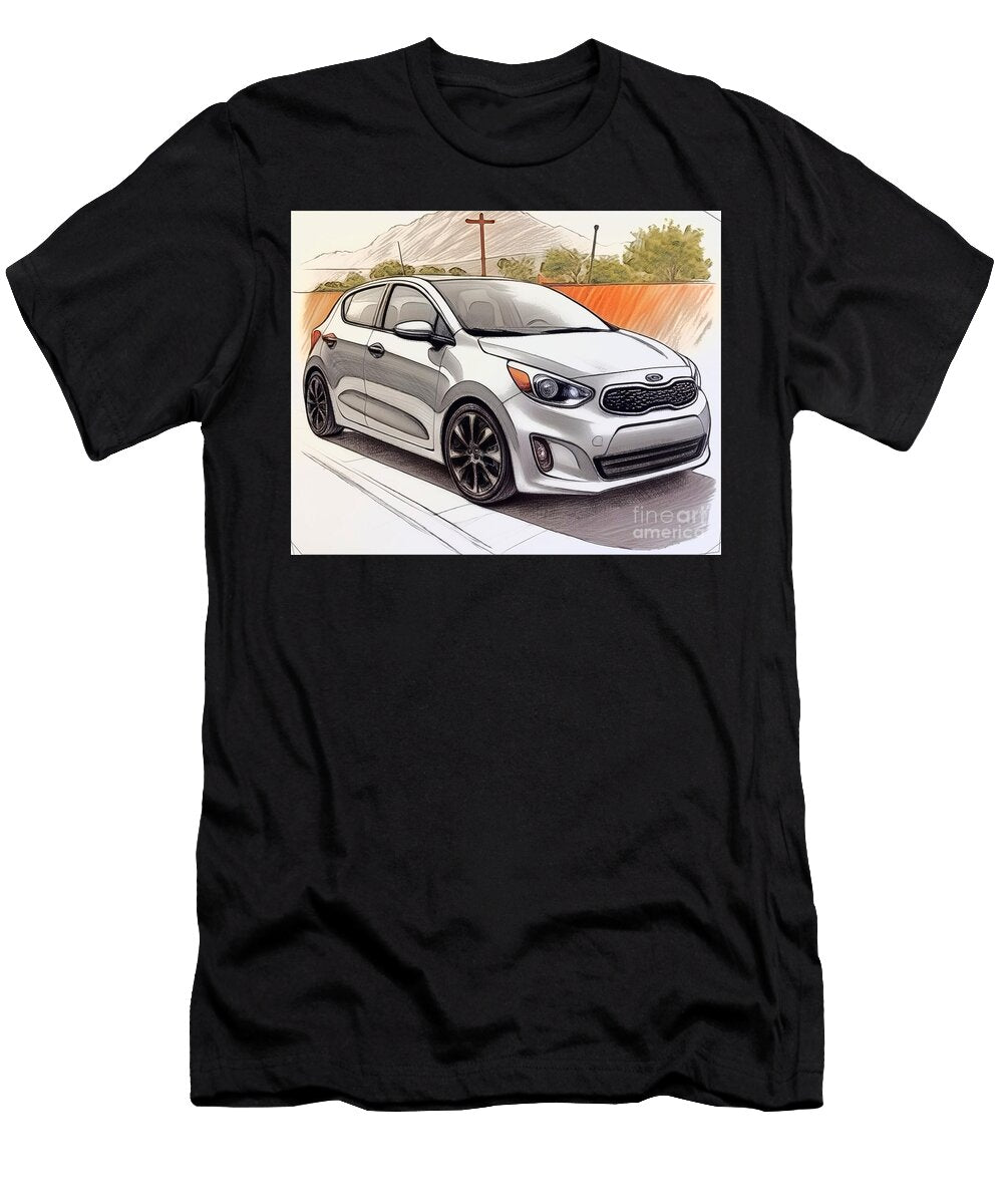 Re16574 2012 Kia Rio Lisa Sandra T-Shirt