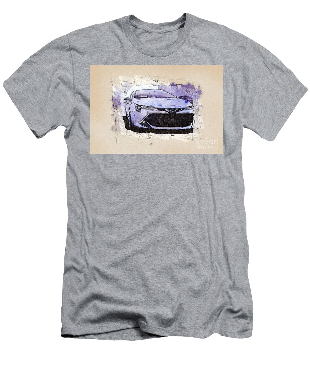 Re1897 Toyota Corolla Hatchback 2019 Cars Lisa Sandra T-Shirt