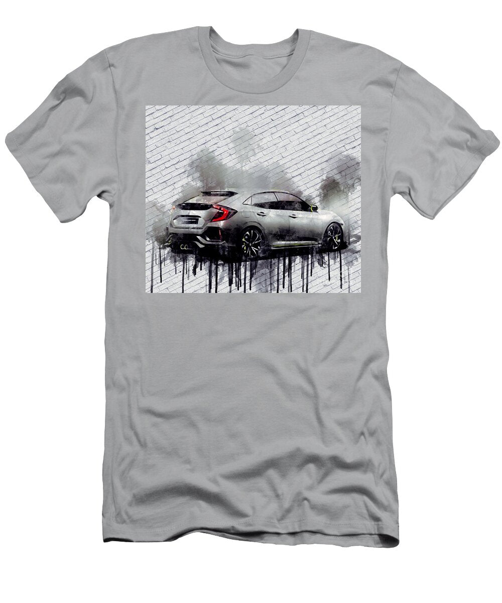 Re6607 2016 Honda Civic Hatchback Prototype Lisa Sandra T-Shirt