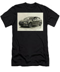 Realistic Pencil Drawing of a Modern Hatchback Car Hyundai Accent Car Lowell Harann T-Shirt