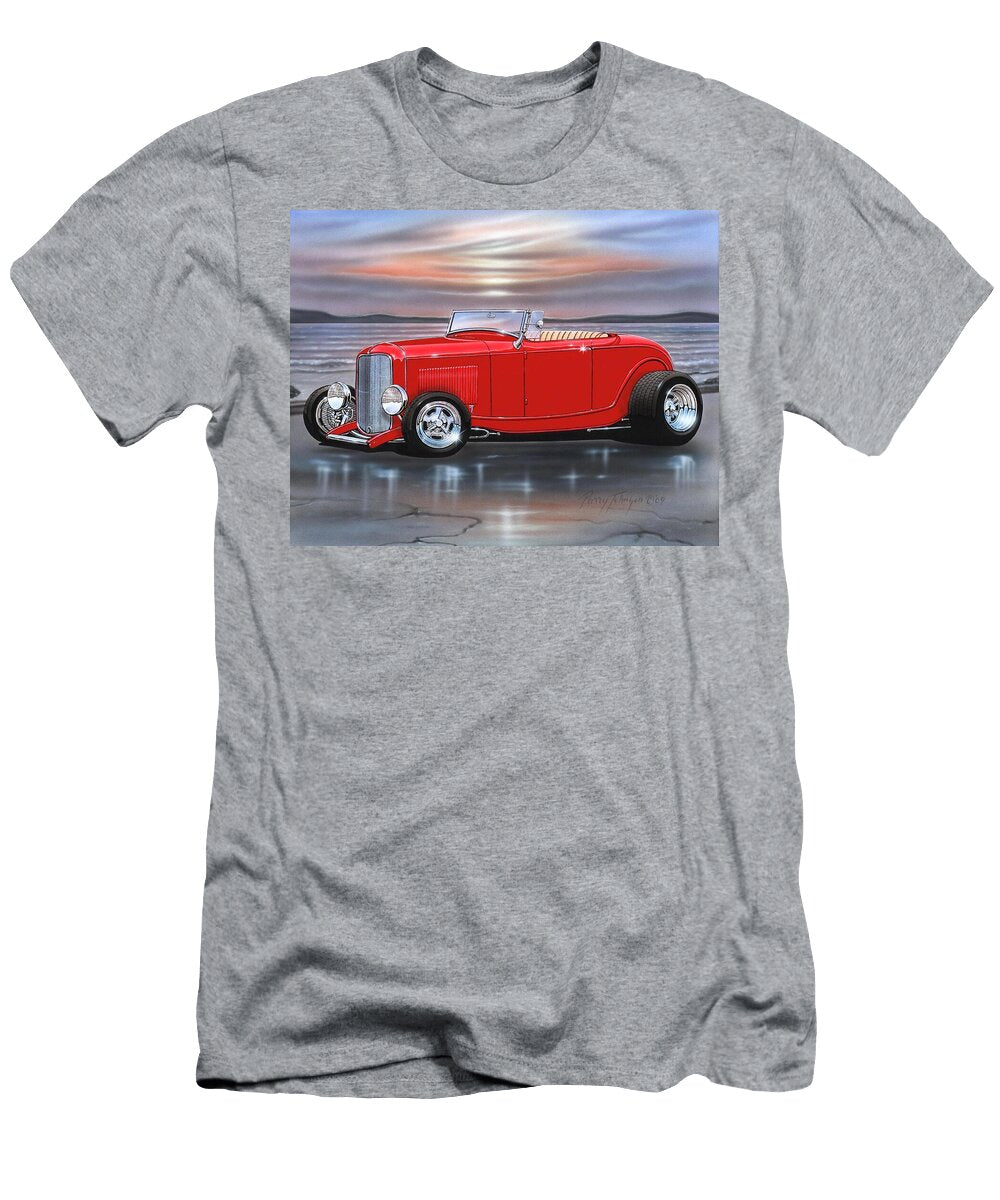 Red 32 Ford Roadster Hiboy Parry Johnson T-Shirt