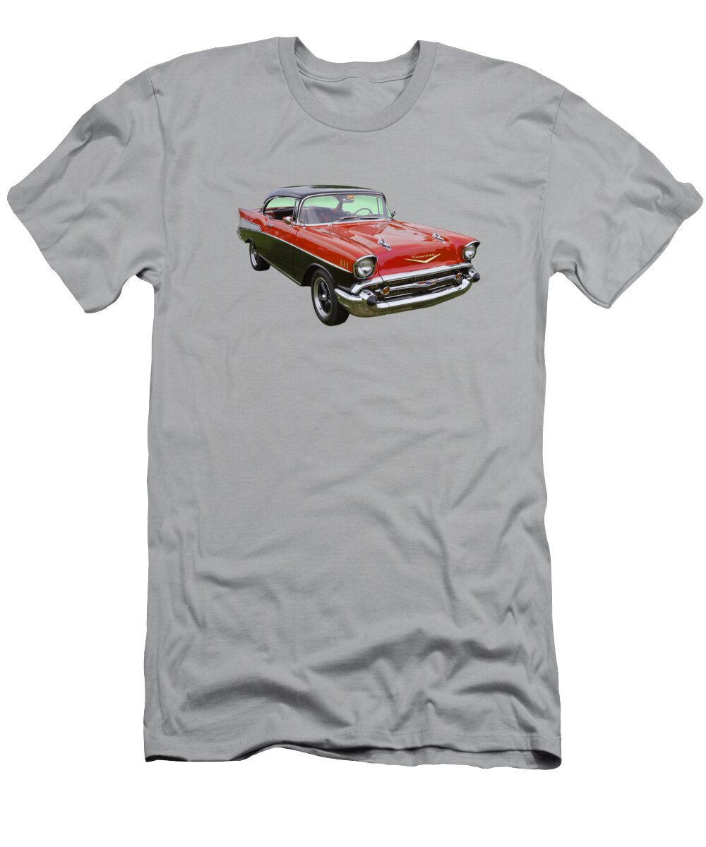 Red and Black 1957 Chevy Belair Keith Webber Jr T-Shirt