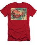 Red Car Art Kia Optima 2007 Sedan Abstract Vehicle Red Car Abstract Art Hollie Love T-Shirt