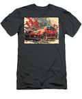 Red Car in Urban Graffiti Scene Volkswagen Gti 2007 Hatchback Red Car Urban Art Red Car Urban Art Hollie Love T-Shirt