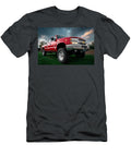 Red Chevrolet Truck on Dramatic Sky Evie Carrier T-Shirt