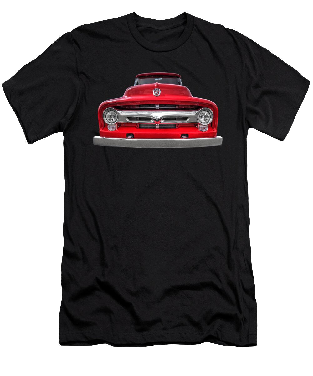 Red Ford F 100 Head on Gill Billington T-Shirt