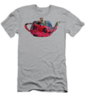 Red Hot Roadster on a 3d Teapot Marian Bell T-Shirt