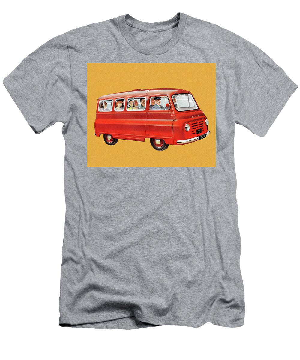 Red Minibus Csa Images T-Shirt