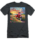 Red Scooter At Sunset Mi Tzura T-Shirt