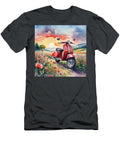 Red Scooter on the Countryside Mi Tzura T-Shirt