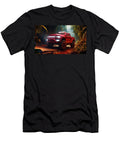Red Truck in Jungle Road Evie Carrier T-Shirt