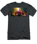 Red Truck in Jungle Setting Evie Carrier T-Shirt