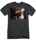 Red Truck on Autumn Road Evie Carrier T-Shirt