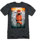 Red Vespa in Rome Vintage Tone Joseph S Giacalone T-Shirt