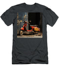 Red Vespa Italian Scooter N024 Edit Voros T-Shirt