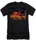 Red Vespa Scooter Painterly Puddle Reflection Toby Mcguire T-Shirt
