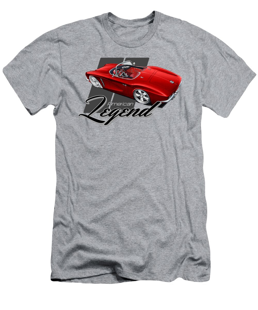 Red Vette Legend Paul Kuras T-Shirt